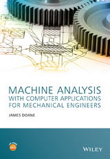 Machine Analysis with Computer Applications for Mechanical Engineers -  James Doane