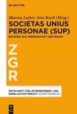 Societas Unius Personae (SUP) - 