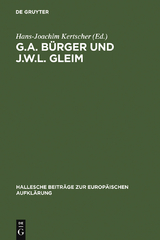 G.A. Bürger und J.W.L. Gleim - 