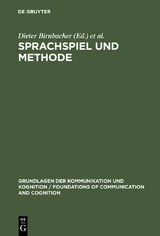 Sprachspiel und Methode - 