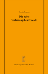 Die echte Verfassungsbeschwerde - Christian Pestalozza