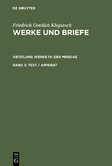 Text / Apparat - Friedrich Gottlieb Klopstock