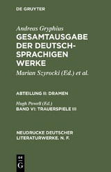 Trauerspiele III - 