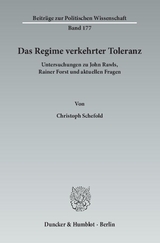 Das Regime verkehrter Toleranz. - Christoph Schefold