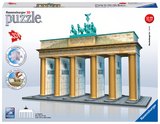 Ravensburger 3D Puzzle 12551 Brandenburger Tor - 324 Teile - Das Berliner Wahrzeichen für Puzzlefans ab 10 Jahren - 