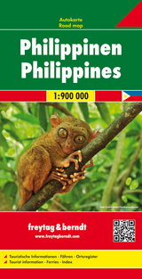 Philippinen, Autokarte 1:900.000 - 