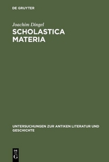 Scholastica materia - Joachim Dingel