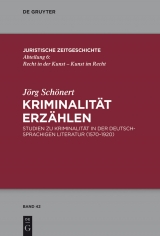 Kriminalität erzählen -  Jörg Schönert