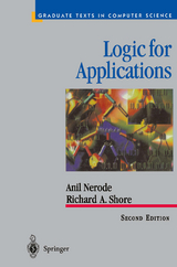 Logic for Applications - Nerode, Anil; Shore, Richard A.