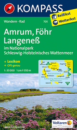 KOMPASS Wanderkarte Amrum - Föhr - Langeneß - KOMPASS-Karten GmbH