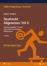 Strafrecht Allgemeiner Teil II - Tofahrn, Sabine