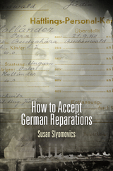 How to Accept German Reparations - Susan Slyomovics