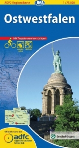 ADFC-Regionalkarte Ostwestfalen mit Tagestouren-Vorschlägen, 1:75.000, reiß- und wetterfest, GPS-Tracks Download - 