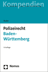 Polizeirecht Baden-Württemberg - Karl-Heinz Ruder