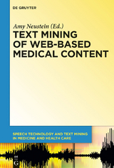 Text Mining of Web-Based Medical Content - 