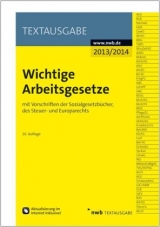 Wichtige Arbeitsgesetze