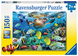 Ravensburger Kinderpuzzle - 10009 Unterwasserparadies - Unterwasserwelt-Puzzle für Kinder ab 7 Jahren, mit 150 Teilen im XXL-Format