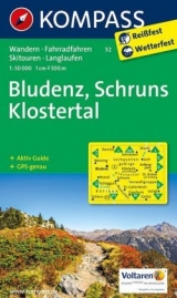 KOMPASS Wanderkarte Bludenz - Schruns - Klostertal - KOMPASS-Karten GmbH