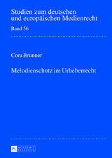 Melodienschutz im Urheberrecht - Cora Brunner