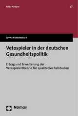 Vetospieler in der deutschen Gesundheitspolitik - Sylvia Pannowitsch
