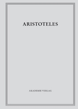 Aristoteles: Aristoteles Werke / Über Werden und Vergehen - 