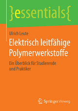 Elektrisch leitfähige Polymerwerkstoffe - Ulrich Leute