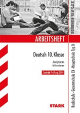 Arbeitshefte Nordrhein-Westfalen / Deutsch 10. Klasse - Kammer, Marion von der