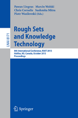 Rough Sets and Knowledge Technology - 