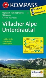 KOMPASS Wanderkarte Villacher Alpe - Unterdrautal - 