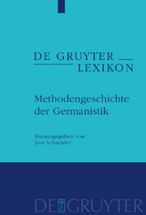 Methodengeschichte der Germanistik - 