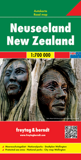 Neuseeland, Autokarte 1:700.000 - 