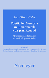 Poetik der Memoria im Romanwerk von Jean Rouaud - Jens Oliver Müller