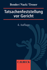 Tatsachenfeststellung vor Gericht - Robert Häcker, Volker Schwarz, Wolf-Dieter Treuer