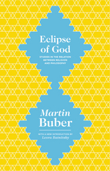 Eclipse of God - Martin Buber