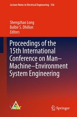 Proceedings of the 15th International Conference on Man–Machine–Environment System Engineering - 