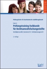 Prüfungstraining Fachkunde für Rechtsanwaltsfachangestellte