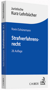 Strafverfahrensrecht - Roxin, Claus; Schünemann, Bernd; Kern, Eduard