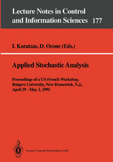 Applied Stochastic Analysis - 