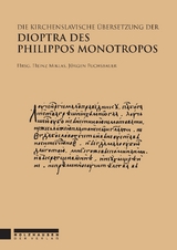 Die kirchenslavische Übersetzung der Dioptra des Philippos Monotropos 1 - 