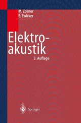 Elektroakustik - Zollner, Manfred; Zwicker, Eberhard