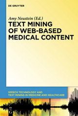 Text Mining of Web-Based Medical Content - 