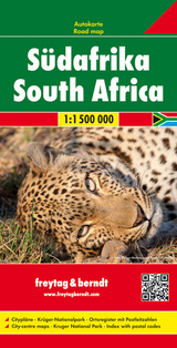 Südafrika, Autokarte 1:1.500.000 - 