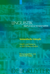 Semantische Kämpfe -  Ekkehard Felder