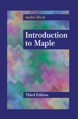 Introduction to Maple - Heck, Andre