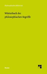 Wörterbuch der philosophischen Begriffe - 