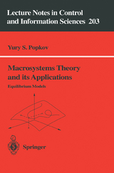 Macrosystems Theory and its Applications - Yury S. Popkov