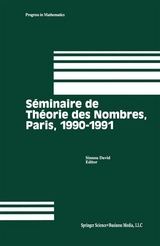 Seminaire De Theorie DES Nombres, 1990-1991 - David, S.