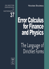 Error Calculus for Finance and Physics -  Nicolas Bouleau