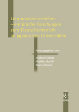 Lernprozesse verstehen – empirische Forschungen zum Deutschunterricht an japanischen Universitäten - 