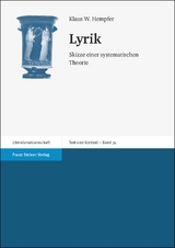 Lyrik - Klaus W. Hempfer